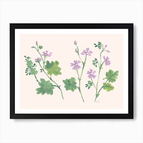 Little Violets Art Print
