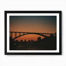 Sunsets in Porto Art Print