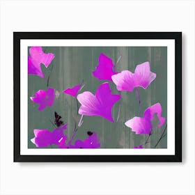 Purple Flowers 13 Art Print