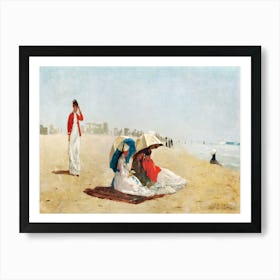 East Hampton Beach, Long Island (1874), Winslow Homer Art Print