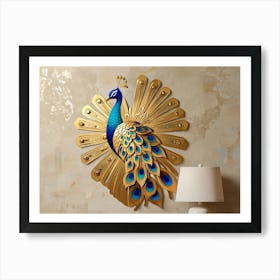 Peacock Wall Art 6 Art Print