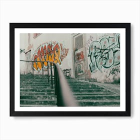 Urban Street Art Graffiti Sintra, Portugal Color Travel Photography Art Print