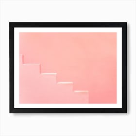 Pink Steps Of Muralla Roja Ii Art Print