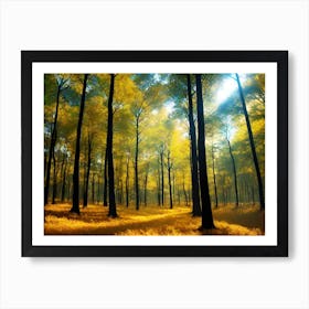 Autumn Forest 54 Art Print