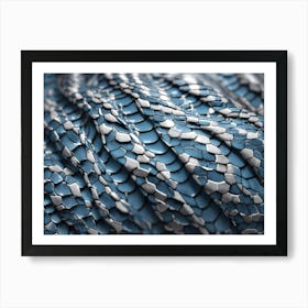 Snake Skin Texture Art Print