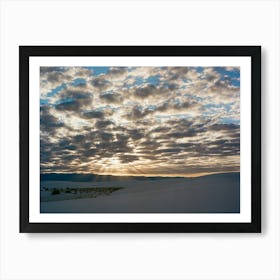 White Sands New Mexico Sunrise IV on Film Art Print