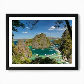 Kayangan Lake At Coron The Philippines Affiche