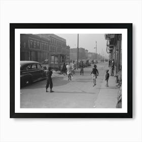 Untitled Photo, Possibly Related To Children, South Side Of Chicago, Illinois By Russell Lee Art Print