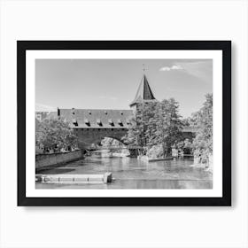 Nuremberg, Bavaria, Germany, idyllic old city center Art Print