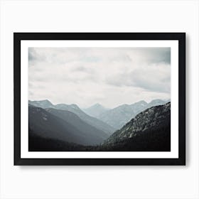 Wide Open Mountain Scenery Art Print
