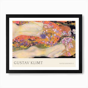 Water Serpents II, Gustav Klimt Art Print