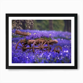 Bluebells In The Field Art Print