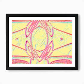 Abstract Psychedelic Art 3 Art Print