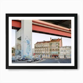 Lisbon bridge_Portugal Art Print