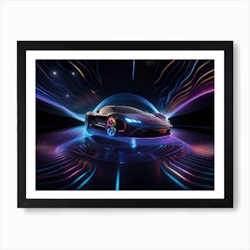 Futuristic Sports Car 26 Art Print