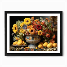 Flowers In A Vase 2 Art Print