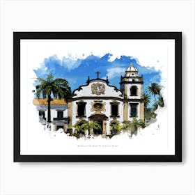 Mosteiro De São Bento, Rio De Janeiro, Brazil Art Print