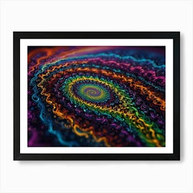 Psychedelic Spiral Art Print