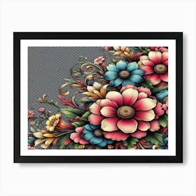 Floral Painting 1 Art Print