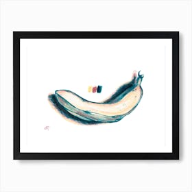 Banana Kitchen Drawing Art Print