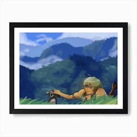 Green Valley Art Print