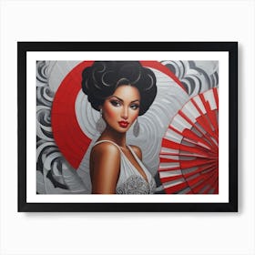 Pretty Creole Woman Art Print