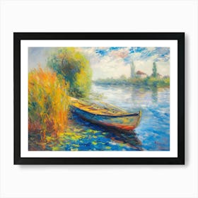 Contemporary Artwork Inspired By Claude Monet 1 Art Print