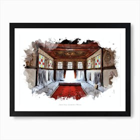 Zekate House, Gjirokastra, Albania Art Print