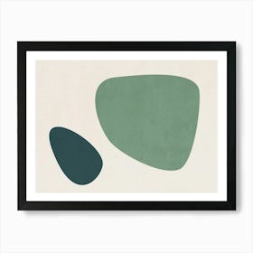 Organic Shapes - Gn03 Art Print