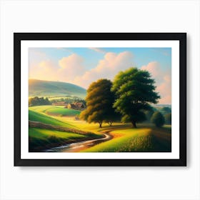 Landscape Painting 184 Art Print