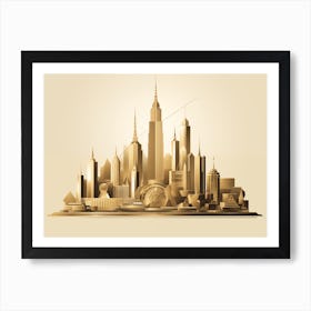 New York City Skyline Art Print