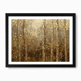 Birch Trees 30 Art Print