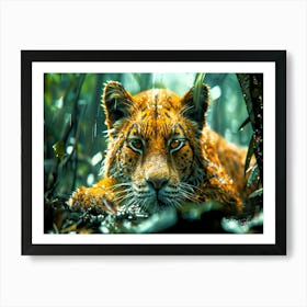 Wild Cat Species - Wild Cat Eyes Art Print