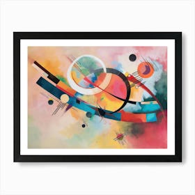 Contemporary Artwork Inspired By Wassily Kandinsky 1 Art Print