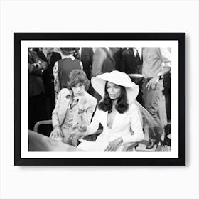 Wedding Of Mick And Bianca Jagger And In Saint Tropez, 1971 Art Print