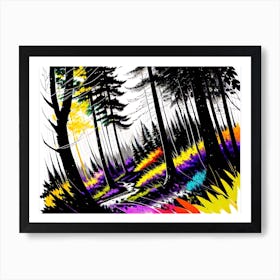 Forest Path 35 Art Print