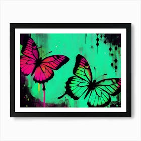 Two Butterflies Art Print