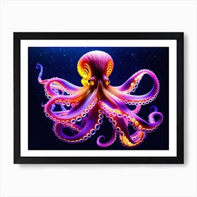 Cosmic Octopus 4 Art Print