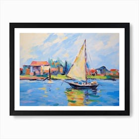 Sailboat On The Water 1 Art Print