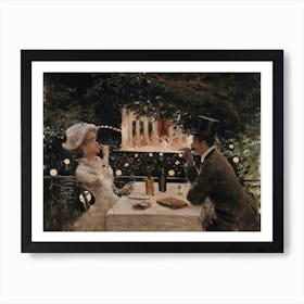 Vintage Antique Couple Poster Art Print