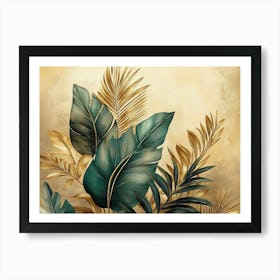 Tropical Leaves 14 Art Print