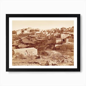 View Of Bethlehem Art Print