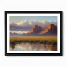 Desert Oil Art Print