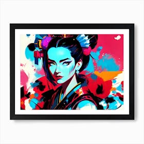 Geisha 111 Art Print