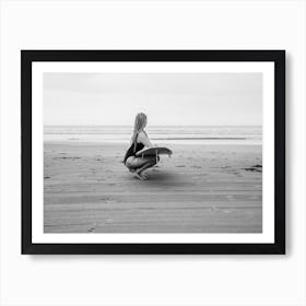 Waiting For The Waves Art Print