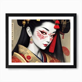 Geisha 36 Art Print