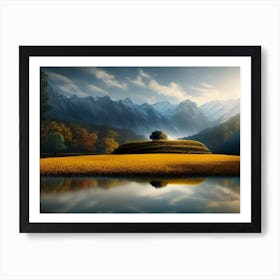 Mountain Landscape 8 Art Print