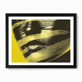 Woman'S Face 51 Art Print