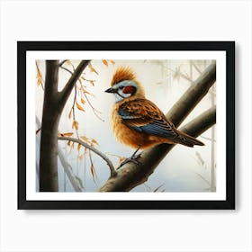 Bird On A Branch Art Print