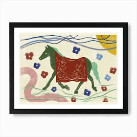 Horses_007 Art Print